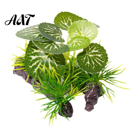 Betta Fish Hiding Spot Aquarium Artificial Plant, Realistic Plastic Plants, Underwater Faux Greenery, Decoration Tank Fake Aquatic Plants for Scenery