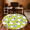 1pc Ghost Halloween Round Chair mat office Area Rug - Non-Slip, Floor Mat for Office, Bedroom, Ideal home decor gift p0105043