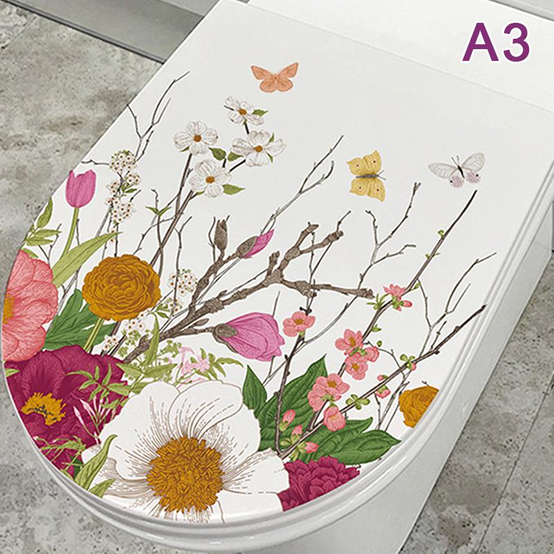 

3D Наклейка на сиденье унитаза, художественные обои, наклейки для ванной, самоклеящиеся съемные наклейки на крышку унитаза, аксессуары для домашнего декора