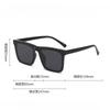 Retro Vintage Square Frame Sunglasses UV400 Protection Women Men Designer Brand Black Cool Shades Eyewear