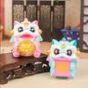 Cute Mini Fortune Dance Lions Figurine Blessing  Year Dance Lions Statue Chinese Style Lucky Small Ornament