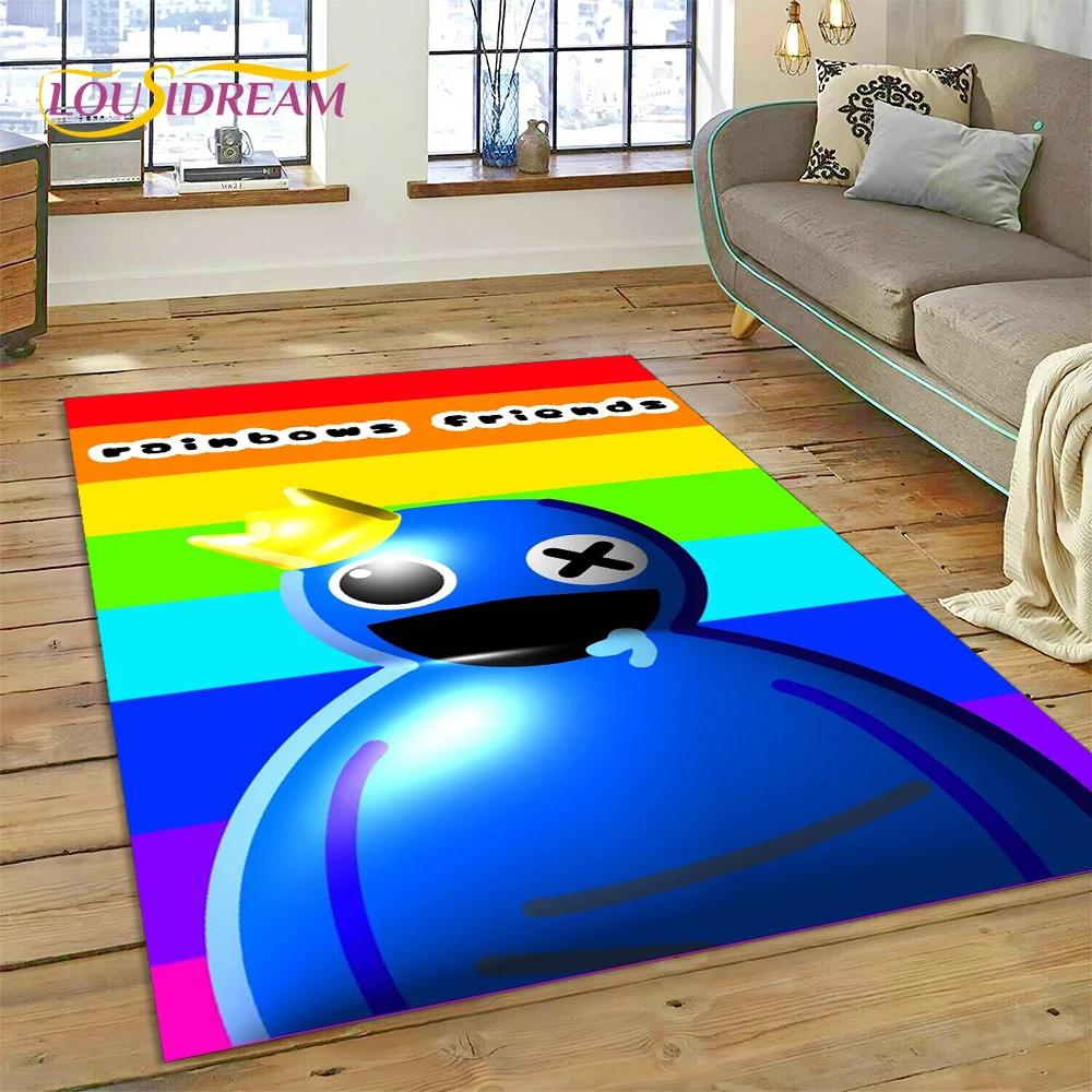 27 Style 3D R-Rainbows Friends Cartoon Carpet Rug for Home Living Room Bedroom Sofa Doormat Decor,kids play Non-slip Floor Mat