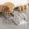 Kitchen Countertop Organizer Stainless Steel Cutting Board Holder for Chopping Boards Pot Lids Kitchen Utensil Storage