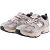 New Balance NB 530 Látkové Retro Ležérne Nízke Bežecké Topánky Detská Teniska Svetlošedá Strieborná PZ530KMW