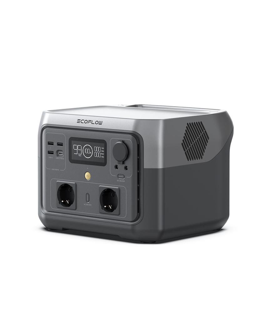 ECOFLOW Portable Power Station RIVER 2 MAX, 512Wh LiFeP04 Battery/ 1 Hour Fast Charging, Up To 1000W Output[Import VAT and Customs Duty included]