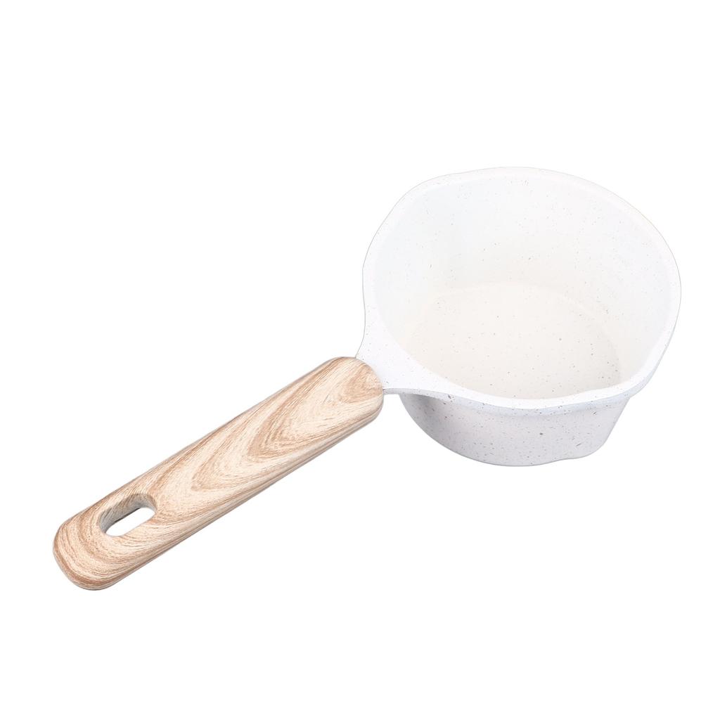 Kitchen Sauce Pan Prevents Stick Deepening Height   Stone Sauce Pot with Pour Spouts for Pouring Oil Milk Heating Frying