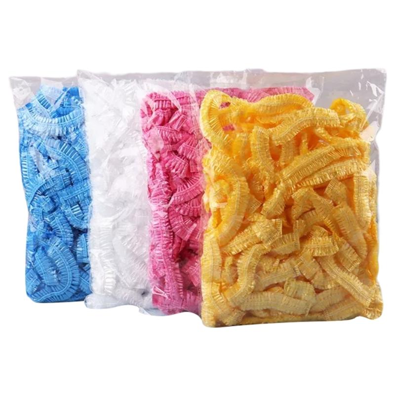 Convenient Hair Net Hat 100pcs for Eyebrow Styling Waterproof Bath Hat Hotel Travel Essentials Accessories