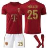 25-26 FC Bayern München 125th Anniversary Edition Football Jersey for Kids and Adults Müller #25