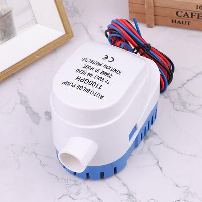 Dc 12V Electric Bilge Pump 1100Gph Automatic Boat Marine Water Pump Submersible Yacht Boat Motor Seaplane Houseboat Pump