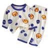Kids Cotton Long Sleeve And Pants Pajamas Set Soft Breathable Baby Sleepwear Cartoon Room Wear Boys Girls Clothes