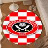 She-ffield Fc Crest Round Mat Home Decor, Chair Rug For livingroom,Bedroom, Doormat Home Decor Birthday Gift Christmas Gifts