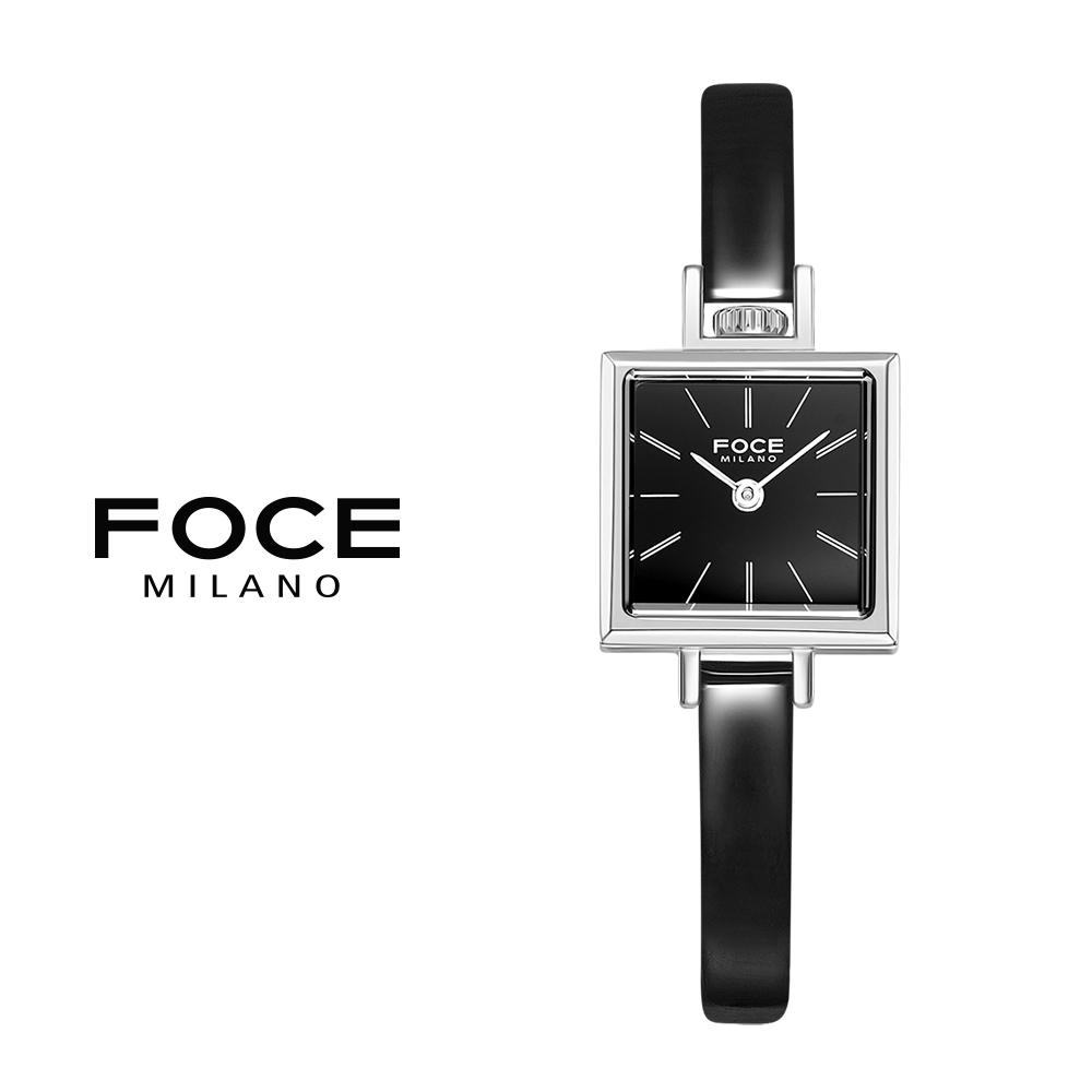 Pocheleidi 19.5Mm Women'S Square Leather Watch Fm1913L-Bk