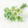 5Pcs PU Calla Lily Simulation Flowers for Home Decor Floral Arte Set Garden Wedding Decoration Bouquet DIY Vase Ornament