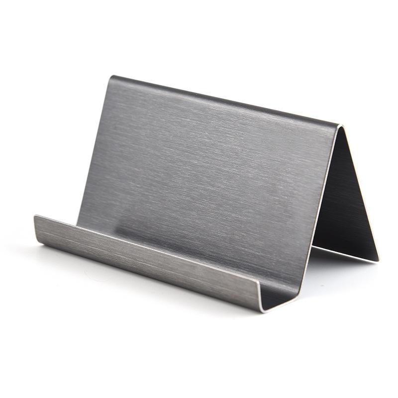 304 Stainless Steel Business Card Holder and Phone Stand