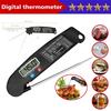 Digital Folding Probe Barbecue Thermometer Grill Food Electronic Oil Temperature Meter Thermometer Kitchen Thermometer For Cooking Oven