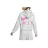 Nike Air Embroidered Logo Hoodie With Zip Women Hoodie Photon-Grey FN1895-025