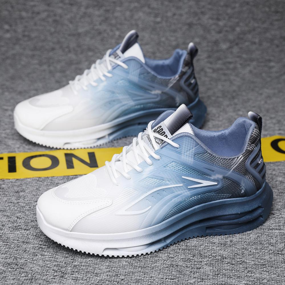 Frühling Neue Herrenschuhe Plateau Trendige Freizeitschuhe Fly Woven Mesh Sportschuhe Herren Laufschuhe