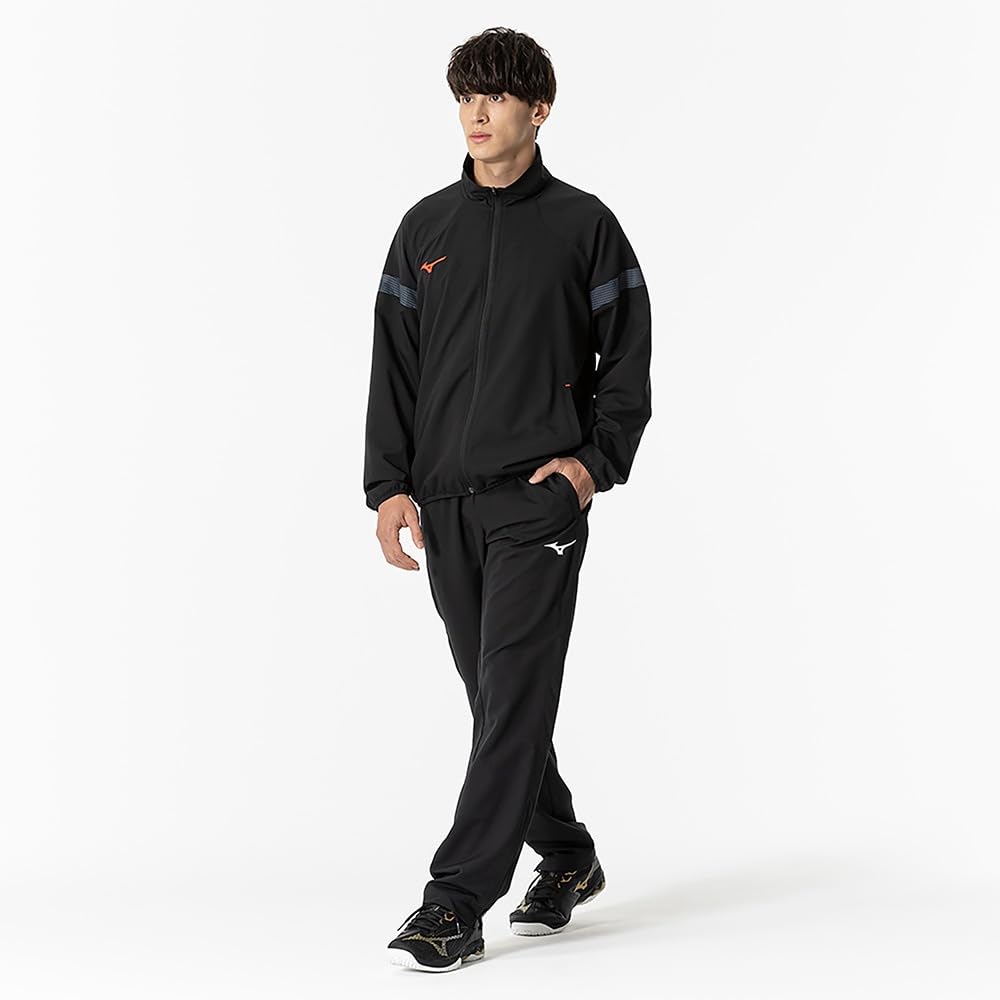 Tennis Badminton Training Cloth Long Pants Jersey Unisex 62JDB010 Black [Mizuno]