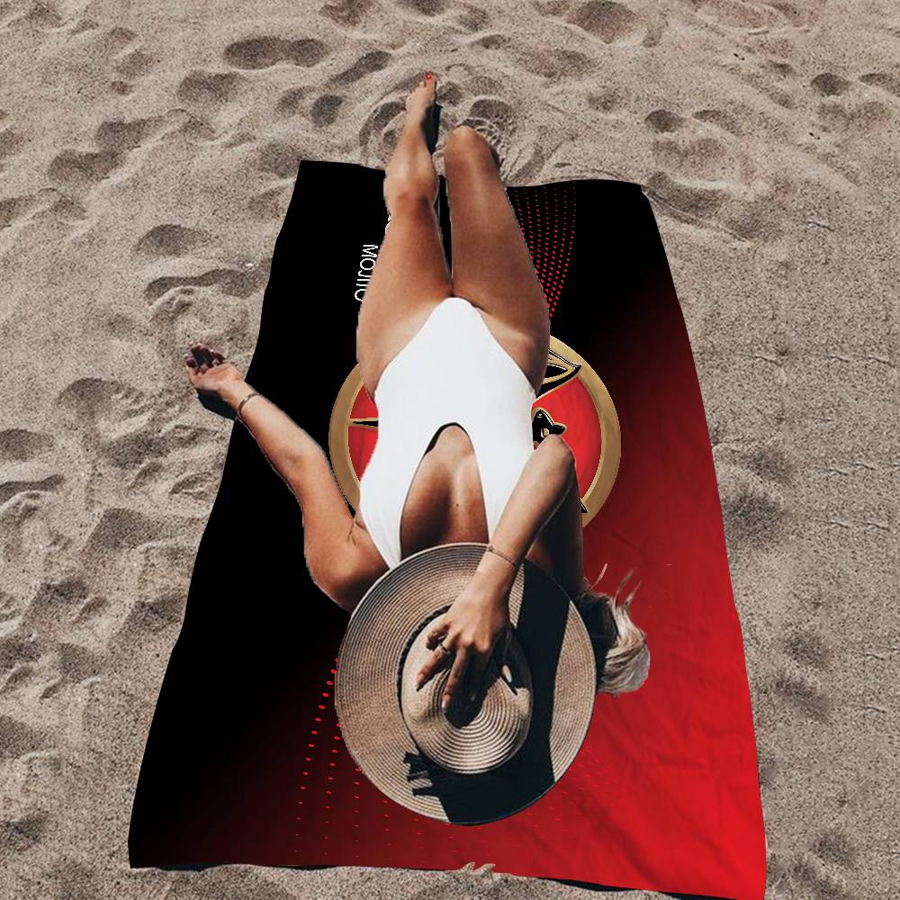 B-Bacardi Microfiber Beach Towel Absorbent Quick Dry Soft Yoga Swimming Resort Mountain Climbing Towel