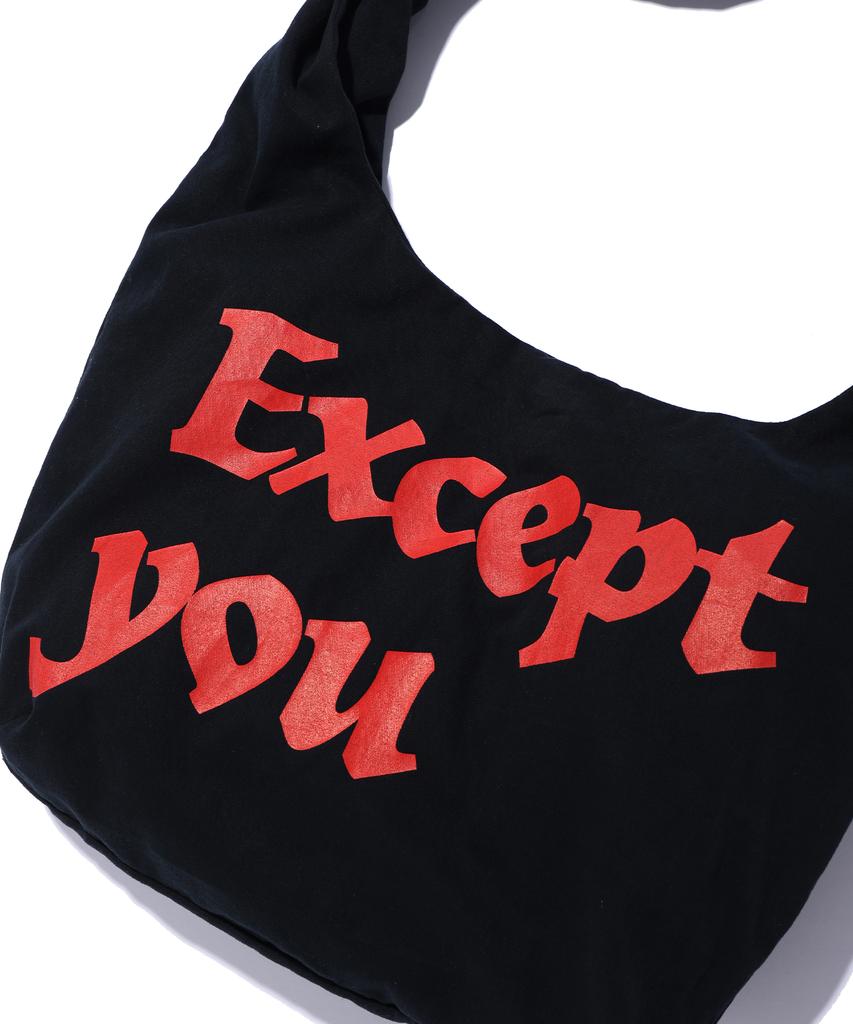 Youhee Lettering Big Bag Black