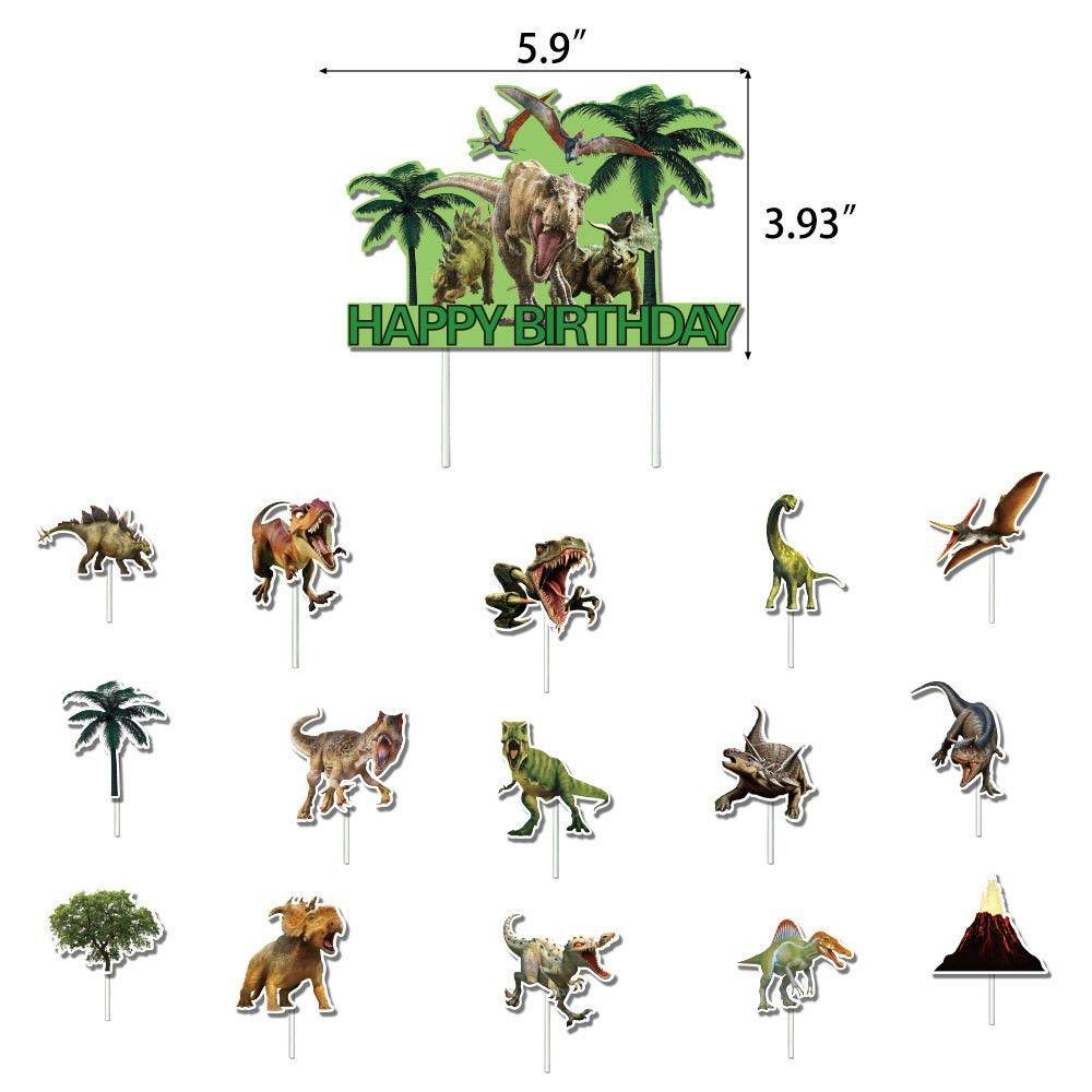 Jurassic Dinosaur-themed Balloon Set for Children's Birthday Party Decoration Items