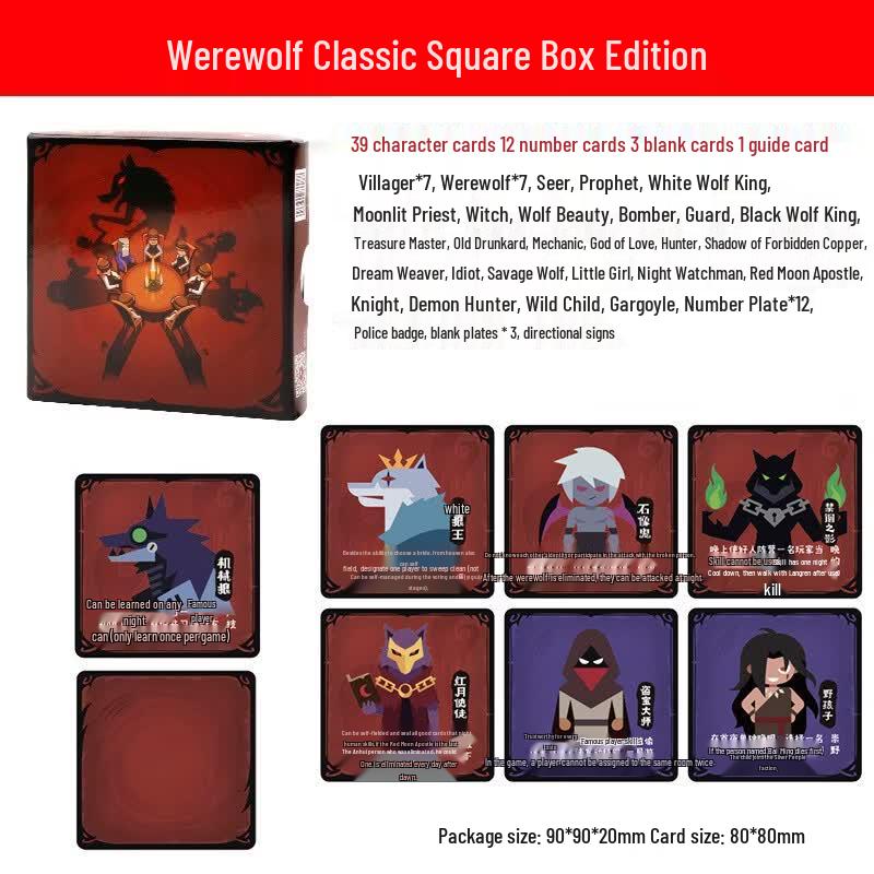Mussels Werewolf Portable Board Game