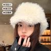 "Otaku Girl" Solid Color Lamb Plush Lei Feng Hat Thickened Ear Protector Children's Winter Warm Ski Hat