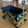 Portable Folding Picnic Cart: Lightweight, Four-Wheeled Hand-Pulled Cart for Camping