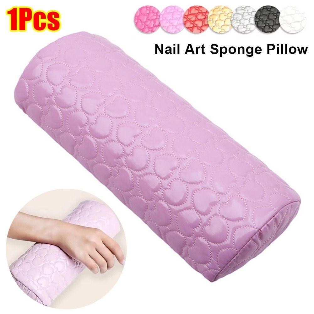 1Pcs New Sponge Nail Art Sponge Pillow Soft 7 Colors Manicure Hand Rest Detachable Washable Nail Arm Pillow Palm Rest