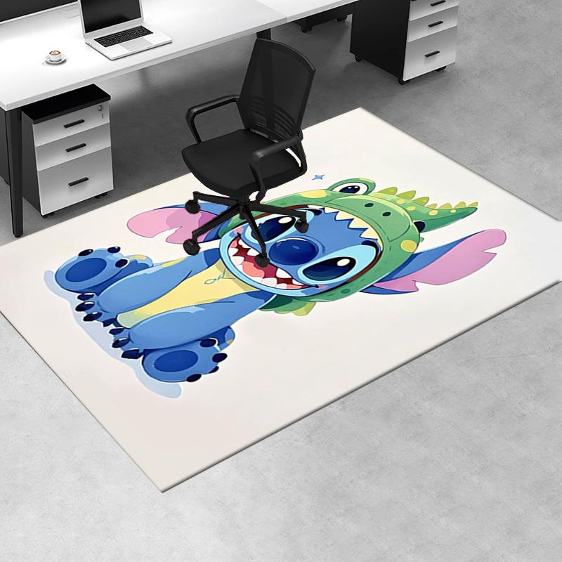 Office Rug Stitch, Dragon theme 3D Printed Anti-Slip Rug-Machine Washable for Living Room