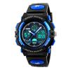 1163 Uhren Kinder Outdoor Sport Kinderuhr Digital Quarz Armbanduhr für Jungen Mädchen Uhren mit PU-Armband Band Alarm LED Leuchtend Wasserdicht