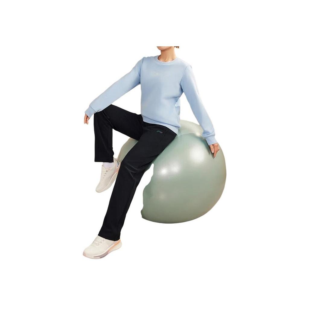 Li Ning Casual Running Tapered Loose Knit Sports Pants Women Pants Standard-Black AYKT525-1