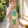 Durable Water Bottle Cover Hand Crocheted Cup Cover, Portable Elastic Wool Knit Sleeve, Breathable Small Fruit Pattern Sleeve Anti-Slip Protective