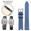 Concave shape watch strap genuine leather For original Breguet REINE DE NAPLES 8918 8967 8928 8908 8958 cowhide watchband women