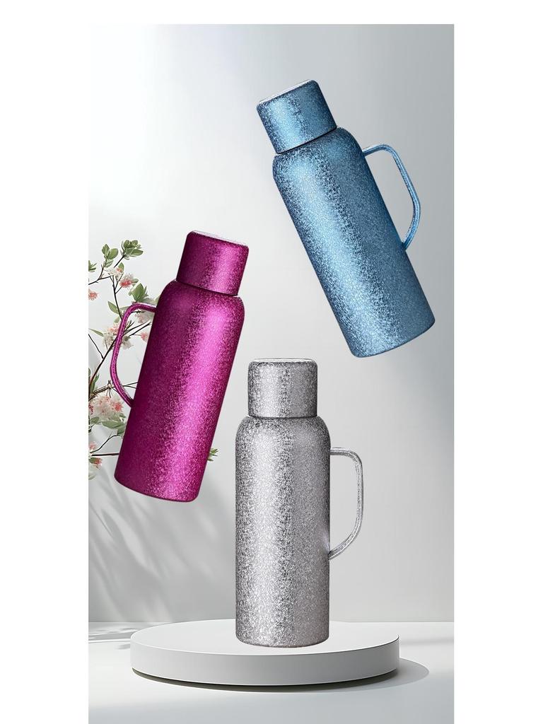 High-Capacity Titanium-Plated Insulated Water Bottle - Leak-Proof, Portable, Double-Layer for Home & Outdoor Use