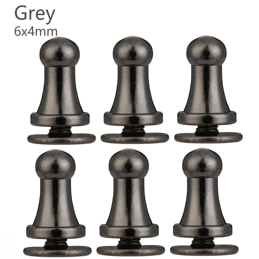 10pcs Round Cloth Button Brass Nail Leather Craft Clothes/Bag/Shoes Garment Rivets Monk Head Screws