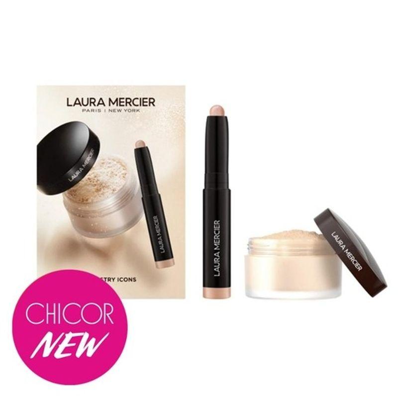 

Набор для путешествий Caviar Eye & Translucent Loose Setting Powder Fall New Product Travel Duo Set