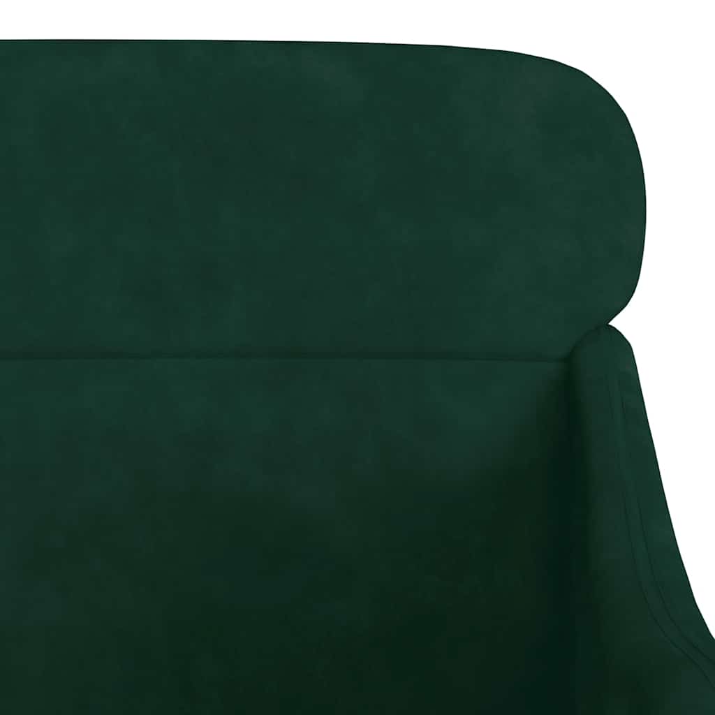 Armchair Dark Green 63x76x80 Cm Velvet