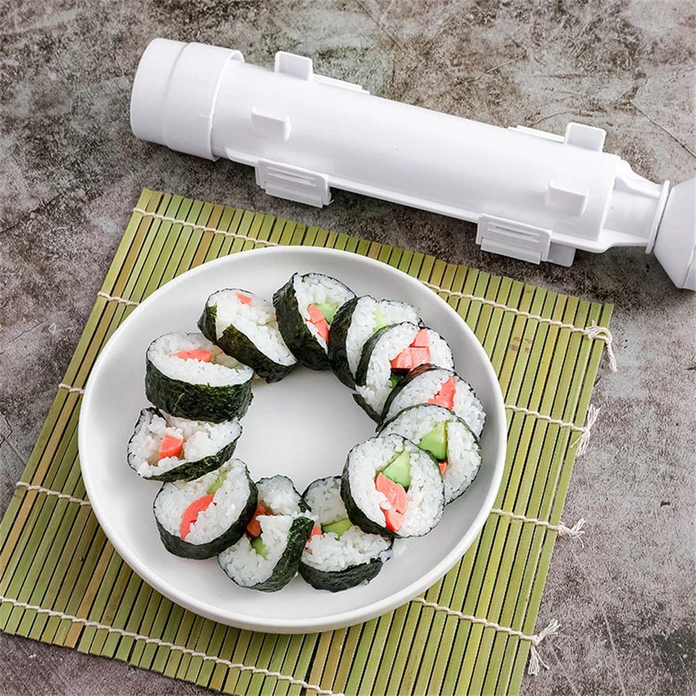 1PC Fast Sushi Manufacturing Mold, Bazooka Shape, Easy To Use, Suitable for Kitchen Tools