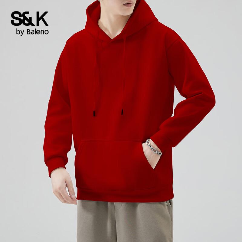 Baleno S&K Men's American Style Hooded Sweatshirt