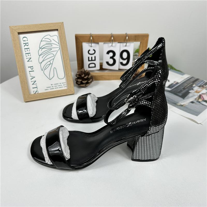 Fashion 2025 Sandals Spring Shoes Summer Heels All-Match New Girls High Fashion Scandals 2025 Sandals All-Match Female Shoe High Heels N