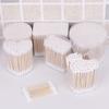 150-Piece Box of Double-Headed Disposable Cotton Swabs for Cosmetics and Cleaning