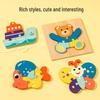 3D Wooden Animal Puzzle for Children: Early Education Geometric Toy for Boys and Girls