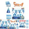 Stitch Theme Party Supplies Set Blue Lilo And Stitch Birthday Decorations