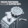 Adjustable Rope Tightener Universal Truck Clamp Tie-Down Tool, Heavy-Duty Steel Cargo Securing Fastener, No-Weld Installation for Pickup