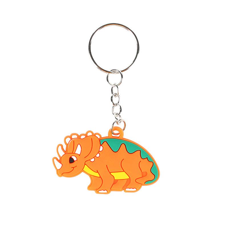 Personalized Cute Cartoon Dinosaur Keychain for Backpack or Accessories