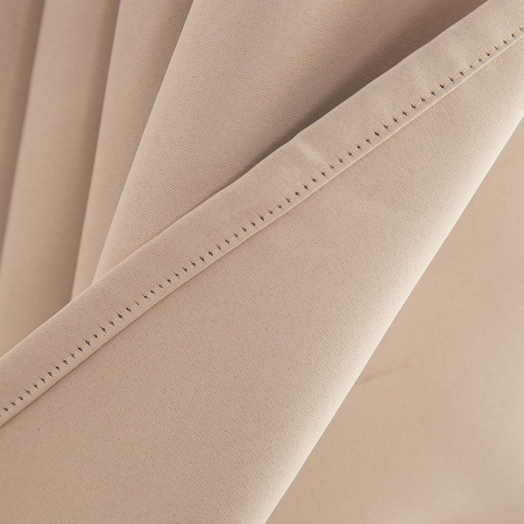 Polyester Black Out Curtain Drop Eyelet Grommet Thermal Insulated Panel Drape for Privacy Protections and Light Control