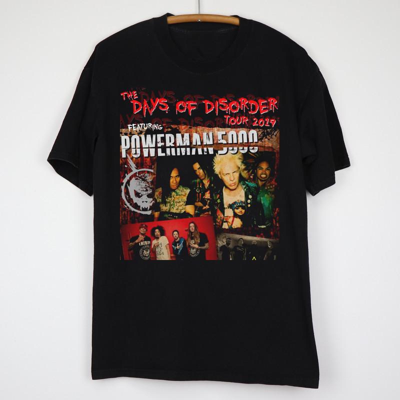 Powerman 5000 Tour 2019 T-Shirt Unisex Tee For Men Women Size S-4XL CB952 Unisex T-Shirt XXL