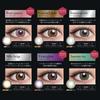 Loveil Color Contact 1 Box of 10 Kumi with or Without Bubble Galaxy 1-day Lenses, Lenses, Koda, Prescription, 14.2mm, 14.4mm, 14.5mm, 15.0mm, PWR