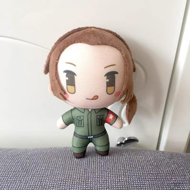 10cm Hetalia Anime Peluche Morbidi Bambole Ripiene Personaggi di Arthur Alfred Yao Regalo di Compleanno per Bambini